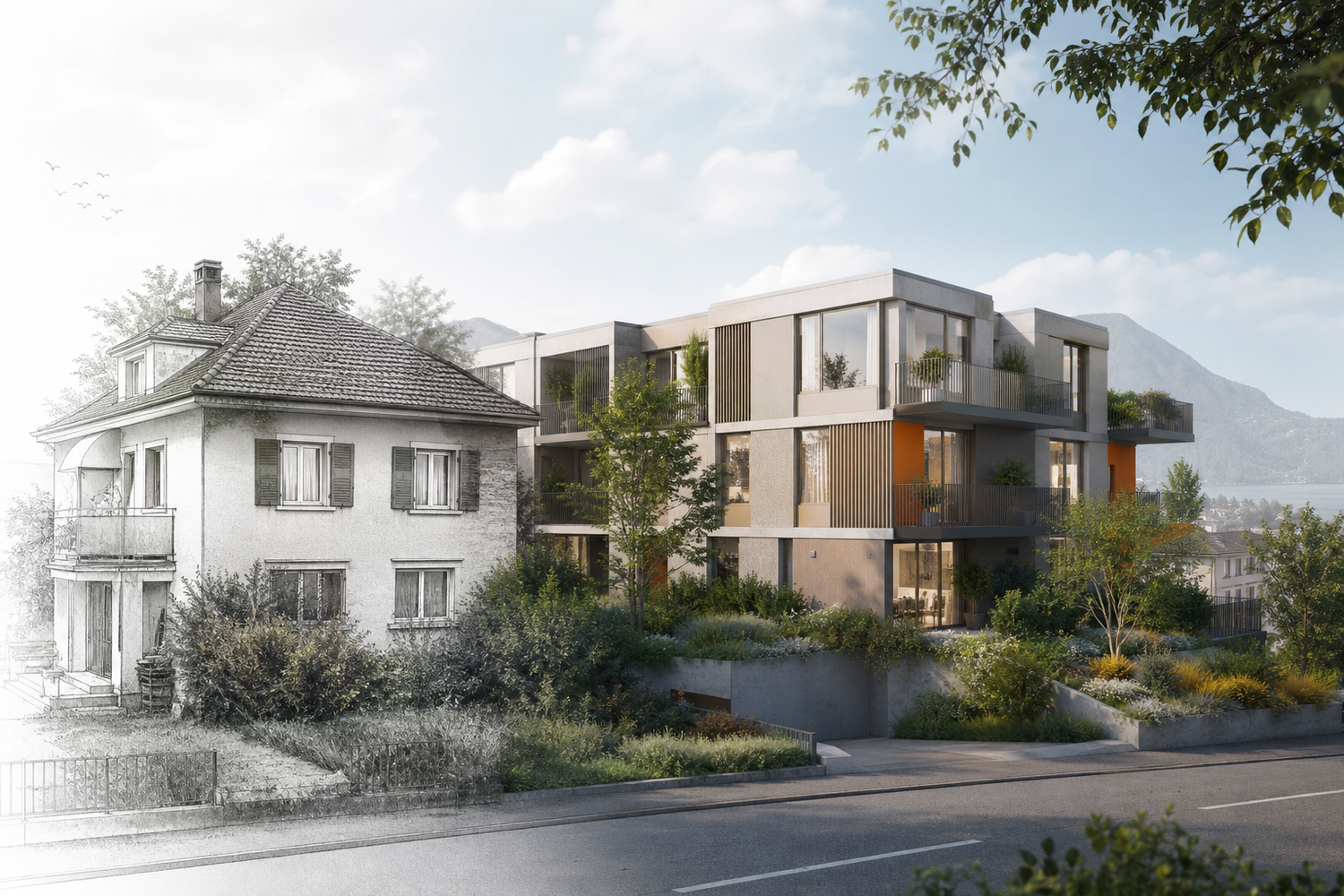 Transformation architecturale d’une parcelle